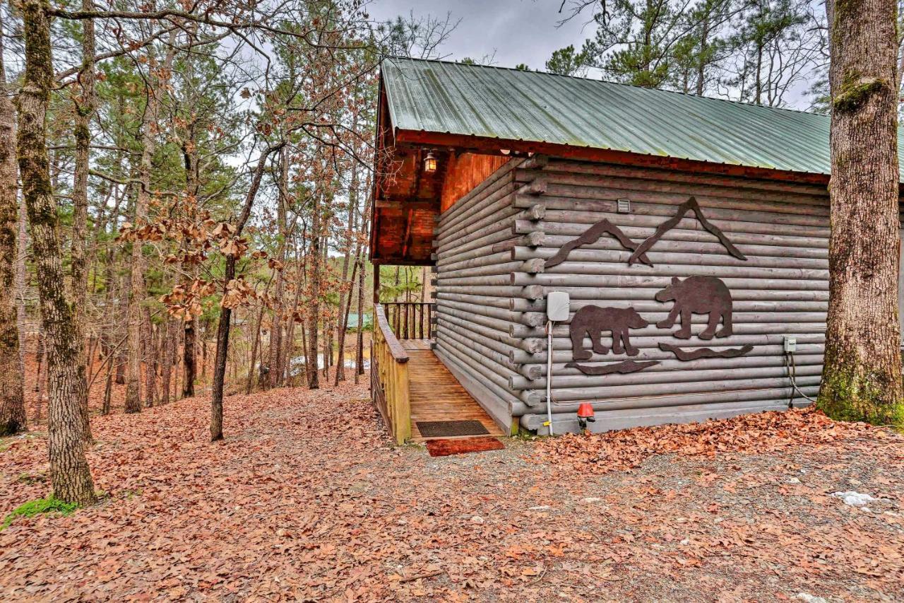 Broken Bow Log Cabin With Fire Pit, Pond, And Deck! Exterior photo